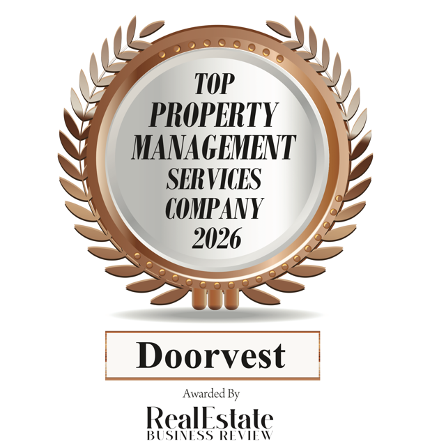 Top Property Management Services Company 2026 — Doorvest, awarded by Real Estate Business Review