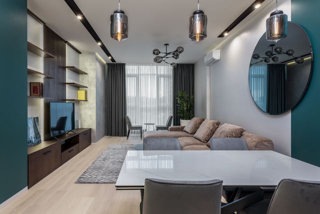 a well lit modern apartment interior
