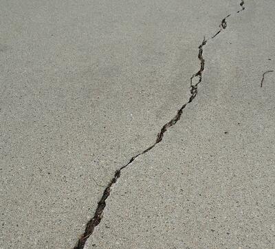 large crack